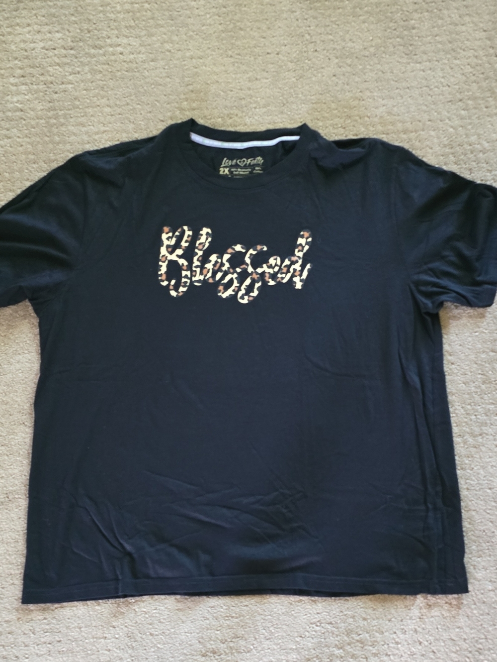 Love In Faith Super Soft Blessed Shirt, Size 2X